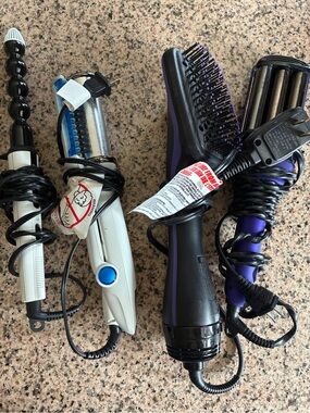 Revlon Black and Purple Hot Air Brush & Multi-Styler Set